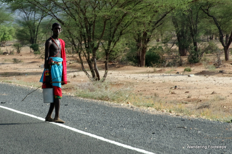 A [somewhat blurry] Samburu man.