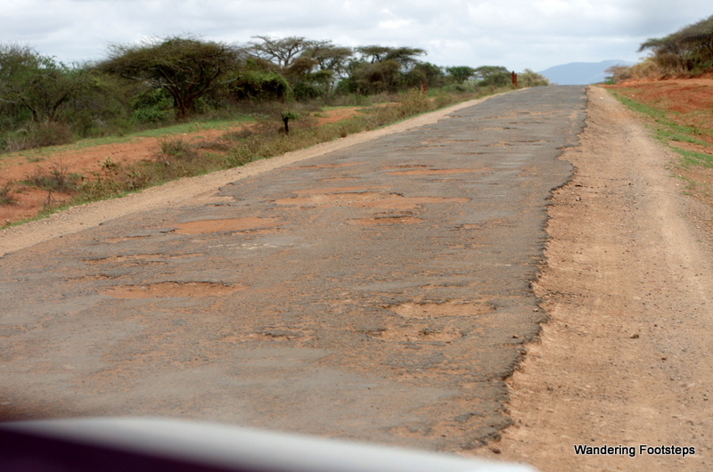 The roads in Ethiopia are not usually this pock-marked.