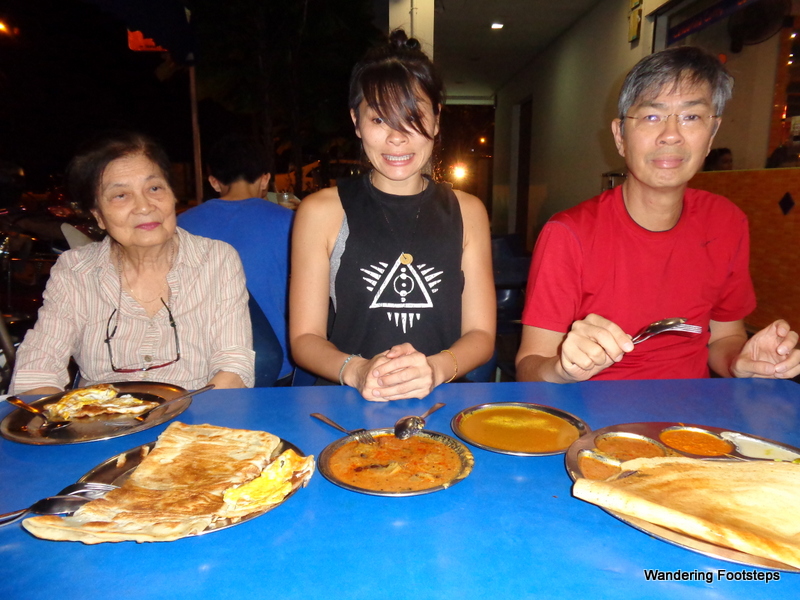 Delicious Indian paratha shared with Alex and her family.