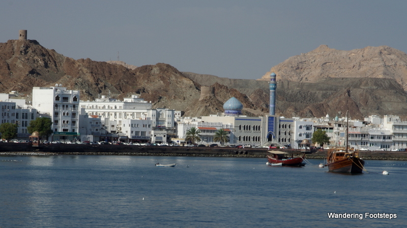 A view of Muttrah from the corniche.