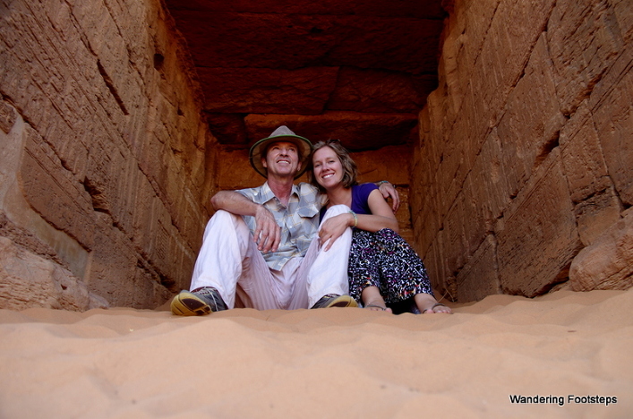Inside the Meroe Pyramids of Sudan.