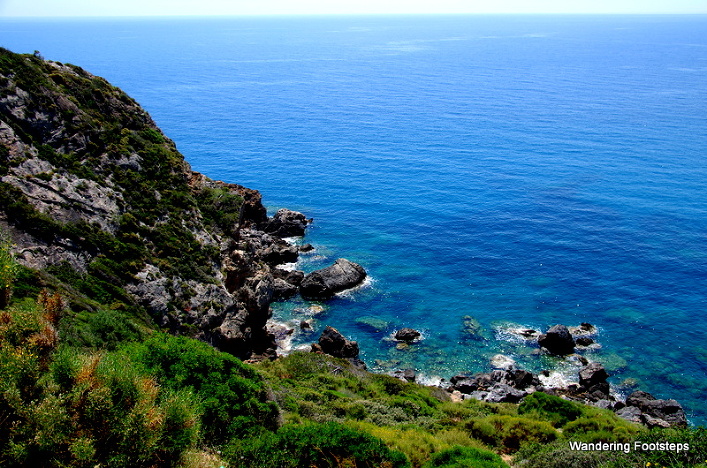 The Mediterranean Sea, in its sparkling turquoise glory.