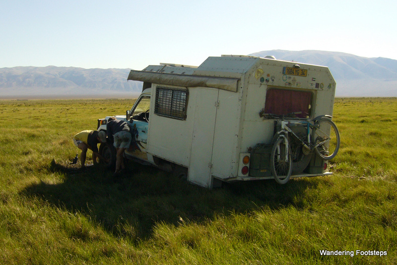 Driving in Mongolia wasn