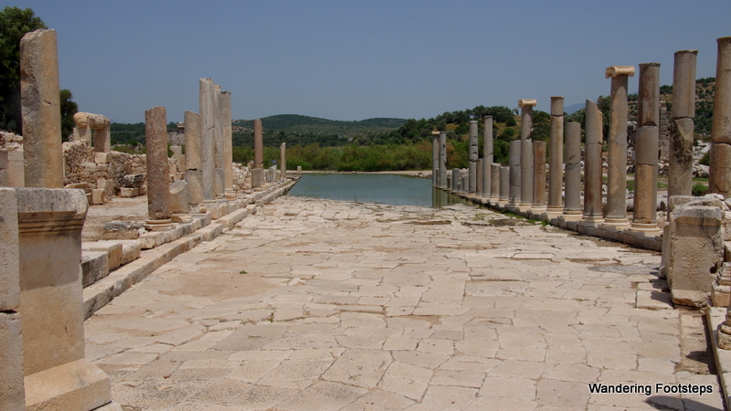 The Patara Ruins, being overcome by the marshes.