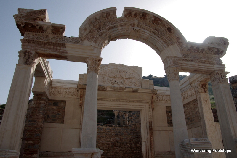 Ephesus' Temple of Hadrian.