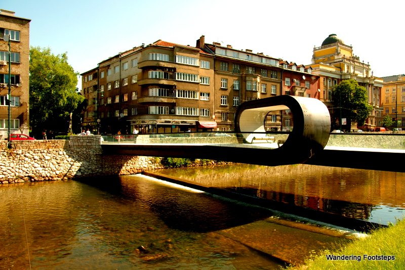 The river that runs through Sarajevo.