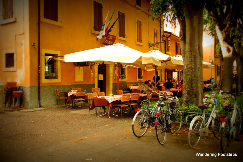 Our restaurant in Verona's San Zeno piazza.