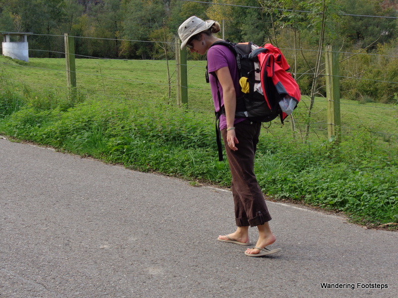 Yep, I'm walking the Camino in flip flops.  Maybe I can make it to Santiago this way..?