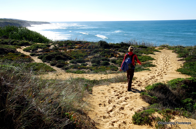 The Fisherman's trail is composed of about 70% sand trails - hard on the heart, but soft on the knees.