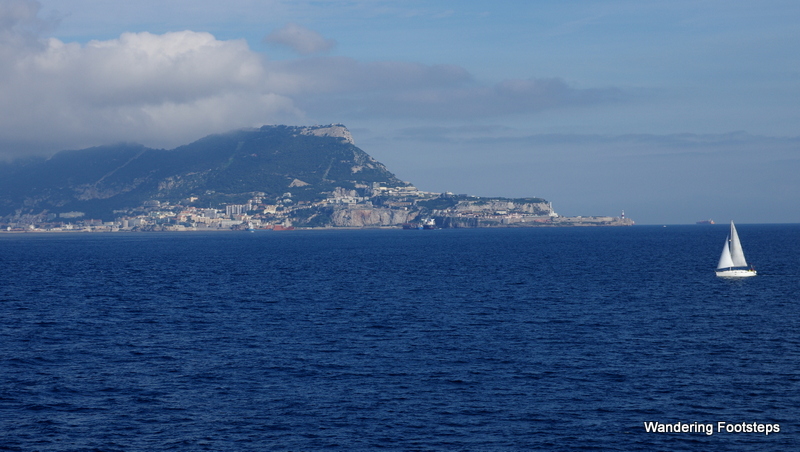 The Rock of Gibraltar, at the tip of Europe.
