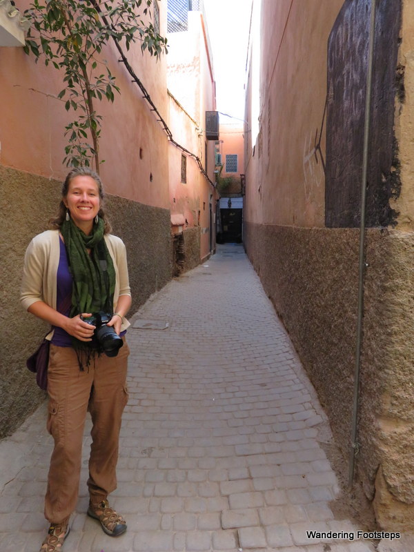 The dead-end alley of our riad.