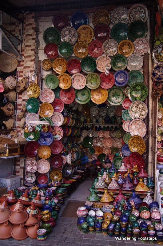 So much to buy in so many shops means that tourists cannot walk the streets of Marrakech in peace.