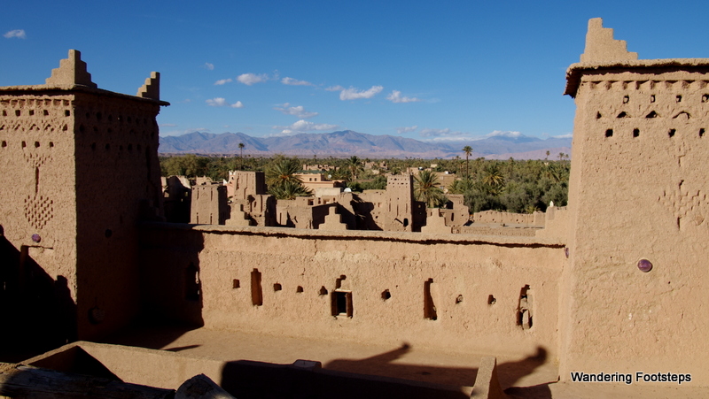 The spectacular view from the top of the kasbah.