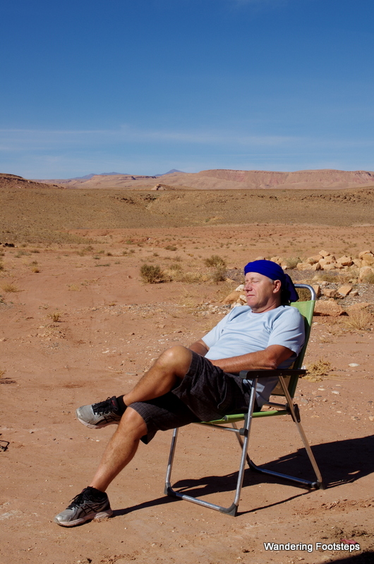 Dad taking a nap after our lunchtime picnic and morning of sight-seeing.  Camper van life is definitely active!