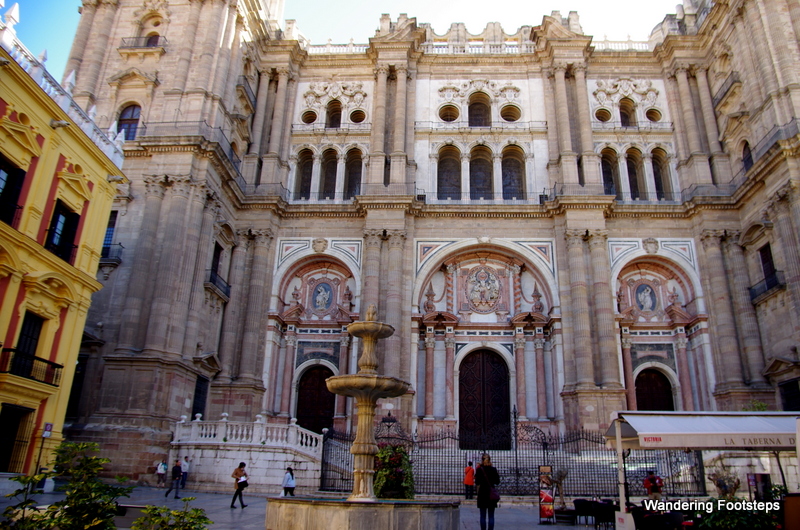 The beautiful cathedral of Málaga.