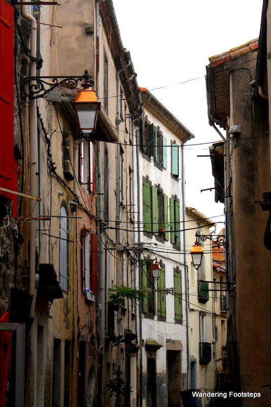 Narrow alleys, typical Europe.