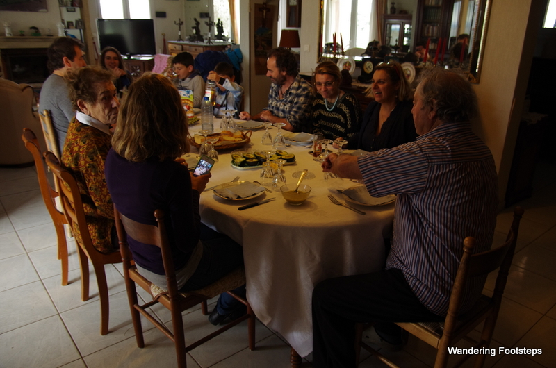 Easter lunch with the family.