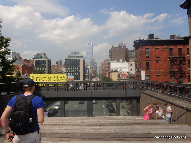 A view of NYC from the Highline.