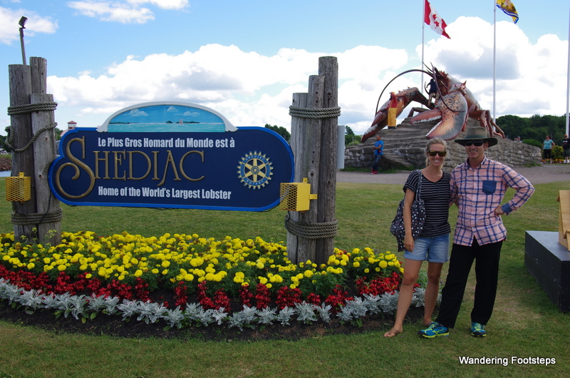 Shediac, the lobster capital of the world.  And the giant lobster.