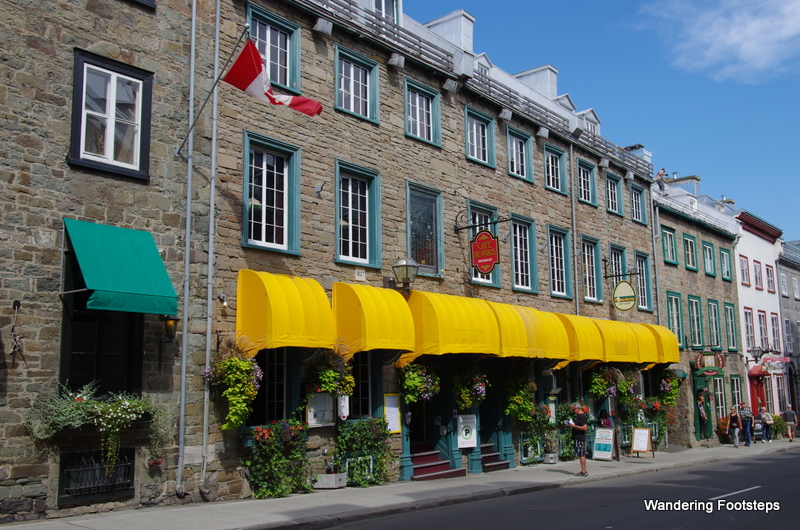 Le Cafe de Paris, Vieux Quebec.