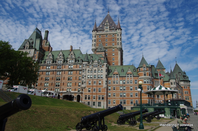 The infamous Chateau Frontenac in Quebec City.