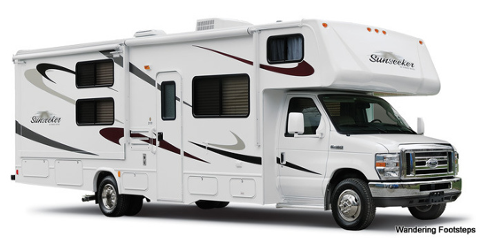 One of the many RVs available throughout the continent.