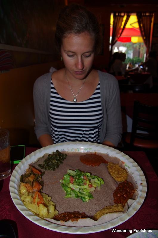 I wanted to eat Ethiopian food.  Yum!