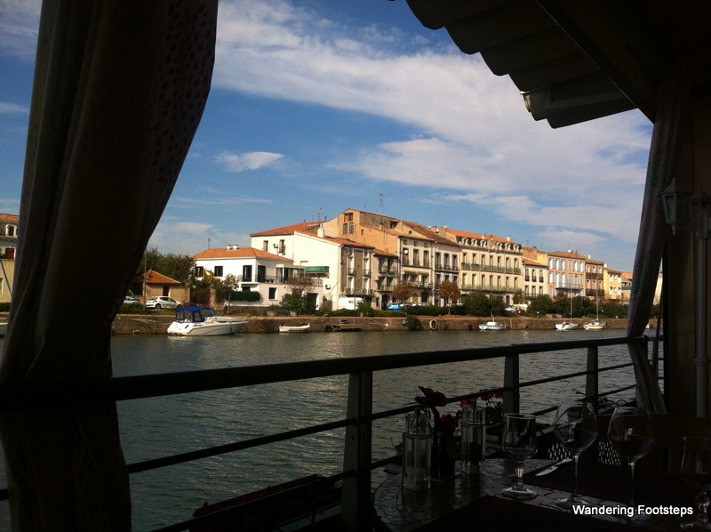 Sitting along the Herault River in Vieux Agde.
