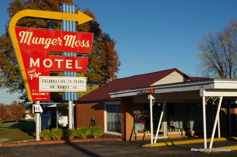 The Munger Moss Motel and it's amazing restored neon sign.
