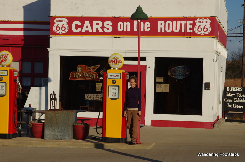 Our first glimpse of the Disney film, Cars, happened in Kansas' tiny stretch of Route 66.