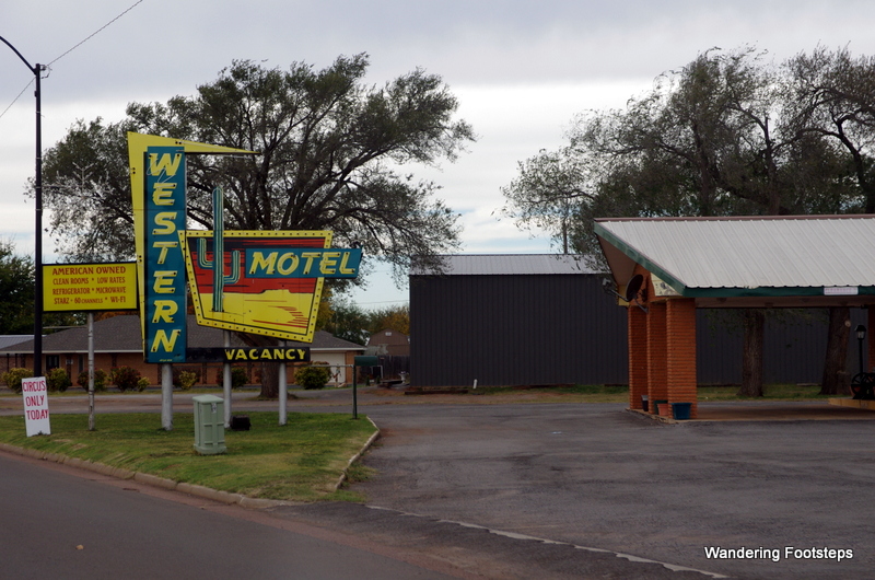 The "Western Motel".  Must be in the wild west!