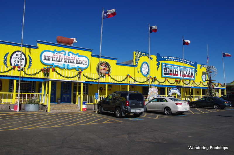 The infamous - and gluttonous - Big Texan Steak Ranch.