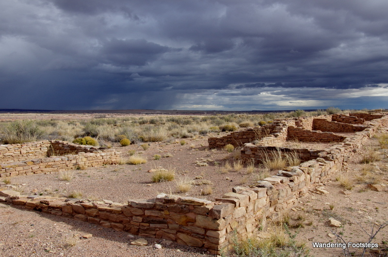 Puerco Pueblo, the remnants of a 100-room pueblo (village) from the 1300s.