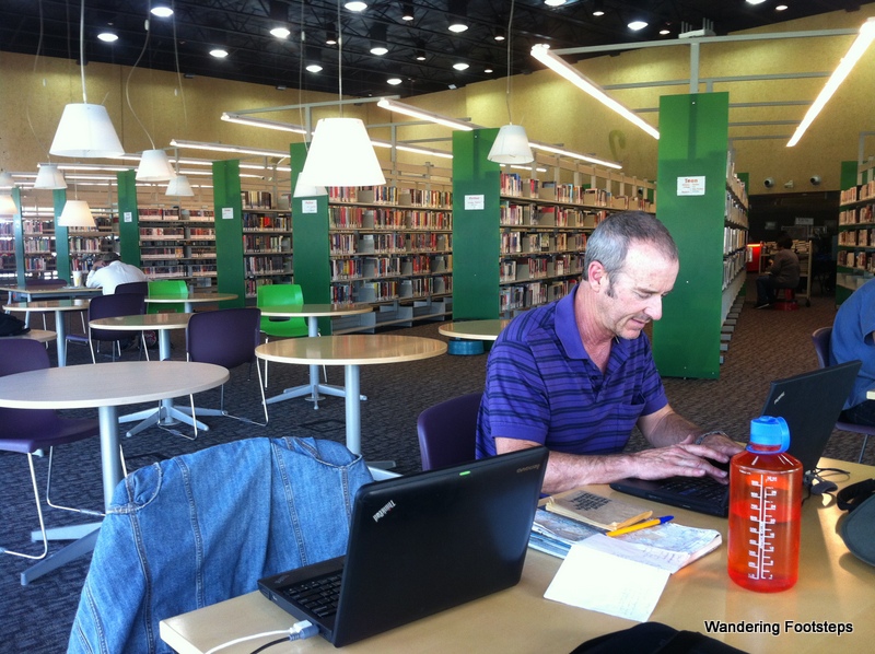 We spent a LOT of time at libraries around Phoenix doing research related to our vehicle search.