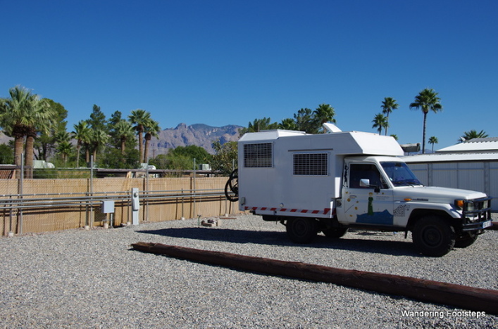 The RV Park in Tucson where we might spend a bit more time if we ever find our new vehicle!