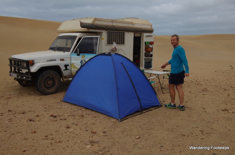 My friend Sahnah came to visit Bruno and I in Morocco.  It had been a few years since someone pitched a tent beside Totoyaya.  It was so good to get to introduce her to our lifestyle!