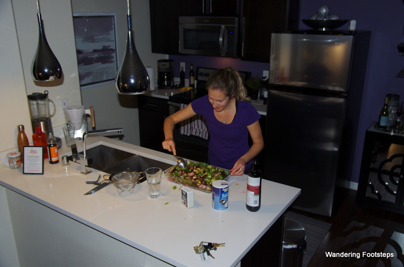 I got to live in a big, real, warm condo for a few days in Vegas... and cook in a GIGANTIC kitchen!