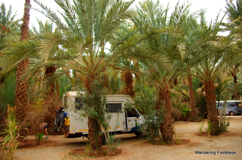 In the oases of Morocco, you were there.