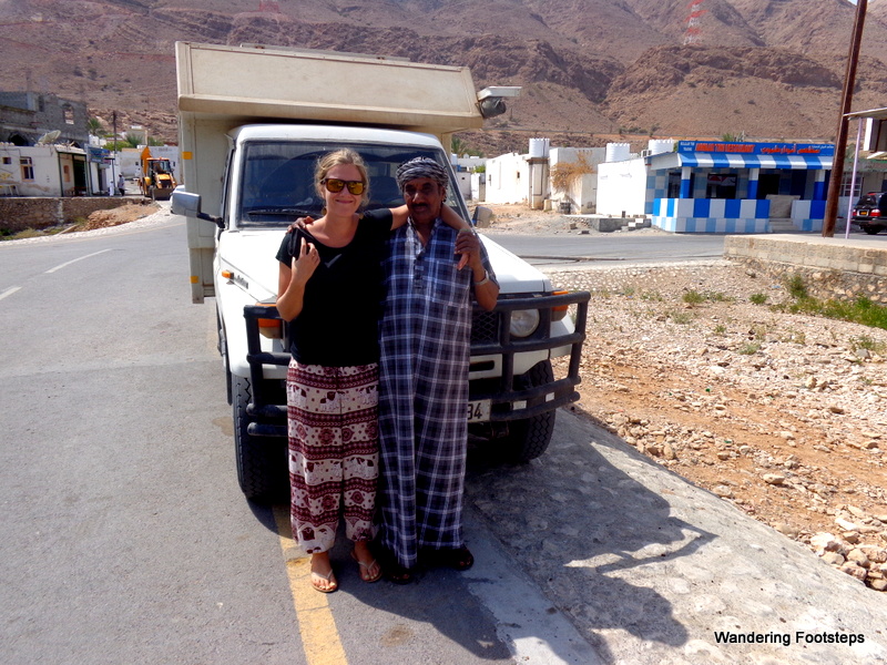 Even the strange encounter with this guy in Oman created an amazing travel tale!