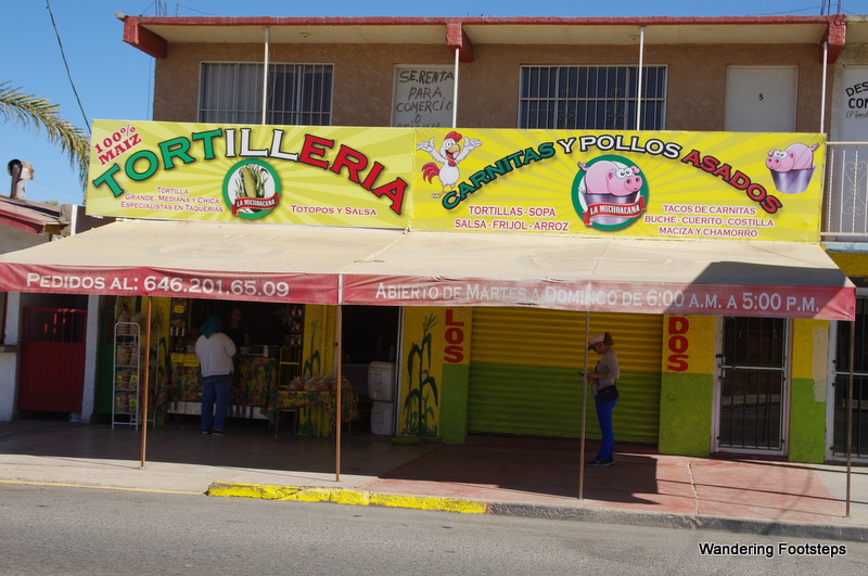 The tortilla shop, where I could by about 30 corn tortillas for $1!