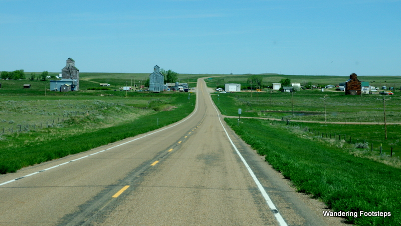 The plains and farmland of Montana.