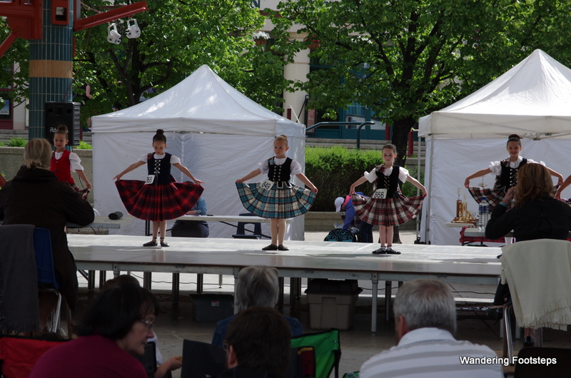 The highland dance competition we stumbled upon in Winnipeg.