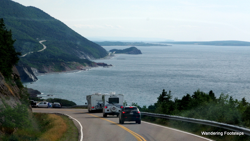 We held up the rear of the convoy along the Cabot Trail.