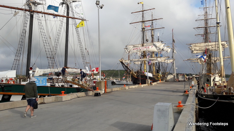 The Tall Ships festival in Louisbourg.  I actually think we caught those same tall ships a few weeks early along the St. Lawrence in Quebec!
