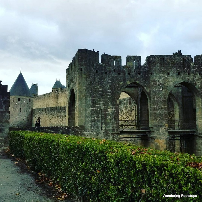 Carcassonne's picturesque fortress walls.