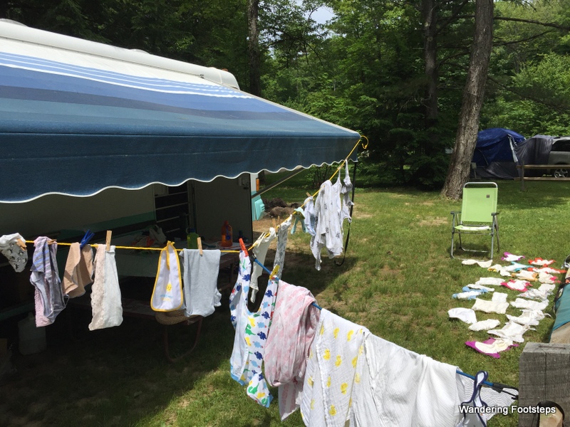 Too many diapers and onesies to dry, not enough clotheslines!