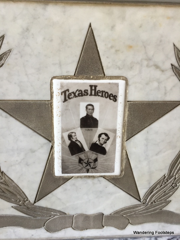 ...where the Texan Alamo heroes (including Davy Crockett) are buried.